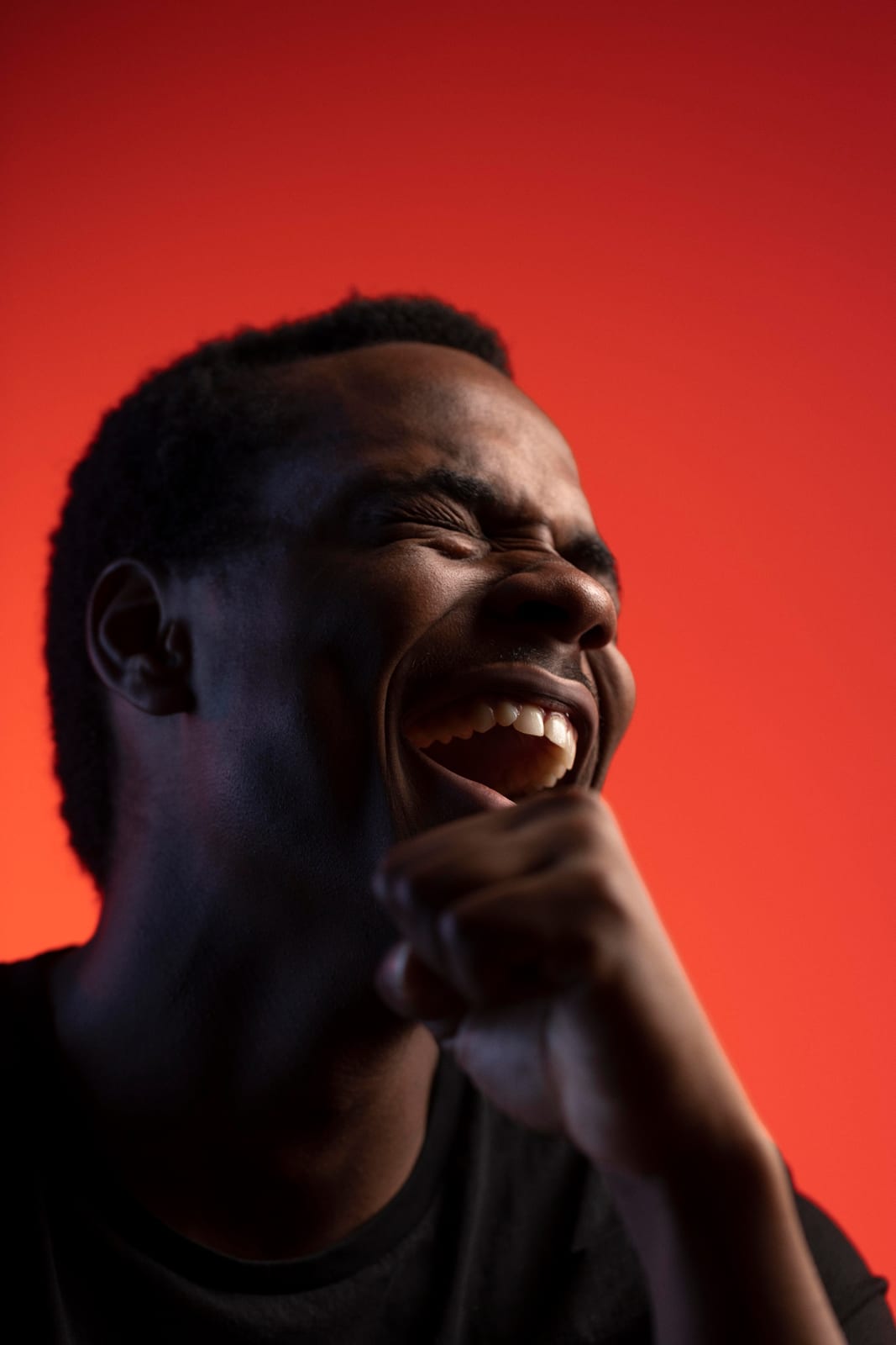 Man Laughing